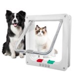 Chatiere pour chat chien - 28 x24. 9cm - verrouillage à 4 voies chatière pour chats - facile à installer ... Chatiere pour chat chien - 28 x24. 9cm - verrouillage à 4 voies chatière pour chats - facile à installer ...