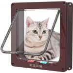 Chatière pour chat chatière magnétique avec verrou rotatif à 4 voies pour chat (l: 25 x 23. 5 x 5. 3 ... Chatière pour chat chatière magnétique avec verrou rotatif à 4 voies pour chat (l: 25 x 23. 5 x 5. 3 ...
