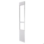 Chati�re pour chien et chat - duoku - adapt�e aux portes coulissantes en verre - hauteur r�glable - trappe ...