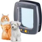 Chati�re � puce �lectronique marron pour chats � 4 voies chatiere