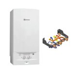 Chaudire gaz naturel murale aclis avec dosseret bas nox vmc nglm23 - 8xn5 23 kw