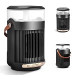 Chauffage dappoint 800w avec humidificateur dairradiateur soufflant salle de bain avec 7 lumires de ...