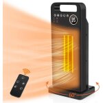 Chauffage céramique 1400 / 2000w minuterie 12h oscillation 60° 3 modes Chauffage céramique 1400 / 2000w minuterie 12h oscillation 60° 3 modes