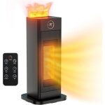 Chauffage dappoint 2000w avec humidificateur dair avec thermostat oscillant 90 minuterie 1 - 12h silencieux ...