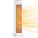 Radiateur lectrique soufflant - homcom - 2000 w - cramique ptc - thermostat rglable minuterie - pp ...