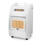 Chauffage dappoint hybride gaz et electrique 5700w chauffe 20 - 100 m - radiateur infrarouge blanc piezo ...