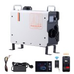 Chauffage diesel 2 kw - duoku - chauffage dair portable - tout - en - un - avec bluetooth app t�l�commande ...