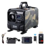 Chauffage diesel 8 kw - vevor - rchauffeur dair diesel 12 / 24 v - portable et horizontal chauffage ...