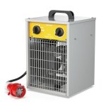 Chauffage �lectrique industriel 5000w - soufflant portable id�al pour chantier & garage protection surchauffe ...