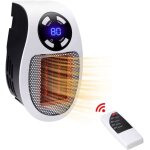 Chauffage enfichable monobloc 500 w avec affichage led et thermostat numérique mini radiateur soufflant ... Chauffage enfichable monobloc 500 w avec affichage led et thermostat numérique mini radiateur soufflant ...
