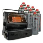 Eurocatch chauffage à gaz - incl. 8 cartouches de gaz - chauffage - chauffage de terrasse - réglable ... Eurocatch chauffage à gaz - incl. 8 cartouches de gaz - chauffage - chauffage de terrasse - réglable ...