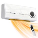 Radiateur �lectrique soufflant - homcom - c�ramique - 1000 / 2000w - ventilateur thermostat minuterie ...