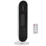 Chauffage soufflant oscillant 1200 / 2000 w - homcom - mini radiateur céramique ptc - télécommande incluse ... Chauffage soufflant oscillant 1200 / 2000 w - homcom - mini radiateur céramique ptc - télécommande incluse ...