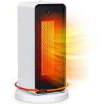 Chauffage soufflant salle de bain 1200w chauffage electrique economique ptc oscillation automatique 3 ...