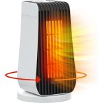 Chauffage soufflant salle de bain 1200w ptc chauffage electrique economique avec 90oszillation6 modesrapide ...