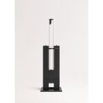 Chauffage � tube de feu - create - po�le � pellets ext�rieur - 82 kw - sans fum�e