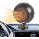 Chauffage de voiture 12 v 150 w dsembueur et dgivreur de pare - brise portable 2 en 1 dgivreur rapide ...
