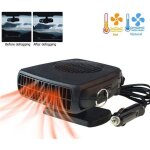 Chauffage de voiture 200w 12v anti - bu�e mini ventilateur 2 en 1 d�givreur portable pour voiture