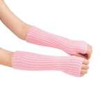 Chauffe - bras pour femmes gants tricotés à manches longues sans doigts mitaines chauffe - poignets dhiver ... Chauffe - bras pour femmes gants tricotés à manches longues sans doigts mitaines chauffe - poignets dhiver ...