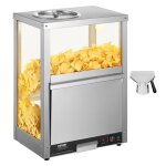 Chauffe - chips nachos commercial - vevor - vitrine chauffante 80 l - pour pop - corn chips de pommes ... Chauffe - chips nachos commercial - vevor - vitrine chauffante 80 l - pour pop - corn chips de pommes ...