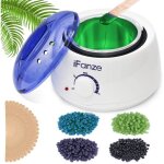 Chauffe cire avec 400g epilation cire perles pour pilatoire cire chaude kit complet d?epilation  la ...