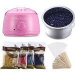 Chauffe - cire kit professionnel 500ml r�chauffeur de cire pour �pilation � la cire 4 paquets de haricots ...