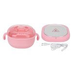 Machine  chauffer la cire - rose - 400 ml - chauffe - cire rapide - prise ue 220 - 240 v - 100 w