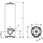 Chauffe - eau électrique blindé initio vertical stable 300l - ariston - 3000598 Chauffe - eau électrique blindé initio vertical stable 300l - ariston - 3000598