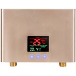 Chauffe - eau lectrique instantan mini thermostat intelligent avec tlcommande grand cran couleur ...