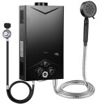 Chauffe - eau � gaz - cremlank - 421 gpm - 68 000 btu - commande par bouton - affichage num�rique - 59x34cm ...