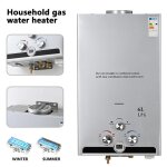 Chauffe - eau instantan� � gaz capacit� de 6 litres puissance nominale de 12 kilowatts affichage led ...