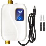 Chauffe - eau instantan� sans r�servoir 220v 3500w avec �cran led chauffe - eau �lectrique sous �vier ...