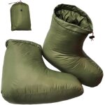 Chauffe - pieds de camping chaussons en duvet pour hommes et femmes chaussettes chaudes dhiver pour le ...