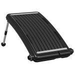 Chauffe - piscine solaire - jill - 725x46 cm - noir - pehd pc aluminium - pieds r�glables 26 - 35 cm ...