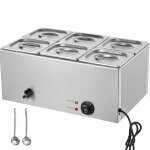 Chauffe - plats - duoku - m - 112 - bain - marie electrique 135 l - acier inoxydable - 1200 w