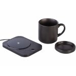 Chauffe - tasse usb et chargeur compatible qi 13w avec tasse en cramique