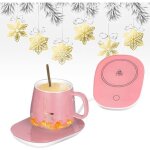 Chauffe - tasse usb isolant rose plateau chauffant th� / caf� / lait portable bureau / maison �conomique ...