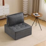 Chauffeuse 1 place adulte et enfant petit canapé chambre ado canape modulable interieur mini canapé gris ... Chauffeuse 1 place adulte et enfant petit canapé chambre ado canape modulable interieur mini canapé gris ...