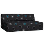 Chauffeuse convertible 2 places en mousse - terre de nuit - anthracite toile bleu