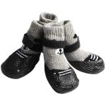 Chaussettes antidrapantes pour chien bottes impermables pour chien chaussures en coton pour animaux ...
