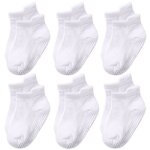 Chaussettes b�b� antid�rapantes - 6 paire coton cheville semelles anti - d�rapantes - convient pour nourrisson ...