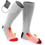 Chaussette chauffante homme femme chaussettes chauffe - pieds  batterie chaussettes dhiver pour randonne ...