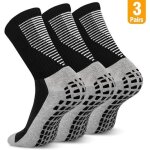 Chaussettes de football - antidrapantes - respirantes - coton - mixte - taille eu 38 - 45