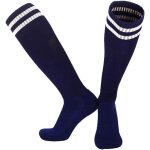 Chaussettes de football compression élastique unisexes adaptées au baseball et au rugby(rouge) Chaussettes de football compression élastique unisexes adaptées au baseball et au rugby(rouge)