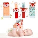 Chaussettes hochet pour b�b� jouets pour les mains et les pieds 0 - 12 mois