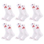 Chaussettes homme le coq sportif pack de 6 9330 blanc