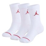 Chaussettes - jordan - jumpman crew 001 - lot de 3 paires - doux et respirant - rembourrage suppl�mentaire ...