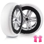Chaussettes à neige pour pneus Épaisses 2pcs taille l - vevor - dispositifs textiles de traction pour ... Chaussettes à neige pour pneus Épaisses 2pcs taille l - vevor - dispositifs textiles de traction pour ...