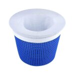 Chaussettes de skimmer piscine 30 pi�ces ? filtres en maille de nylon �lastique r�utilisables (blanc) ...