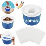 Chaussettes de skimmer de piscine - handeiu - 30pcs - nylon - 22x13cm - filtration haute efficacit�